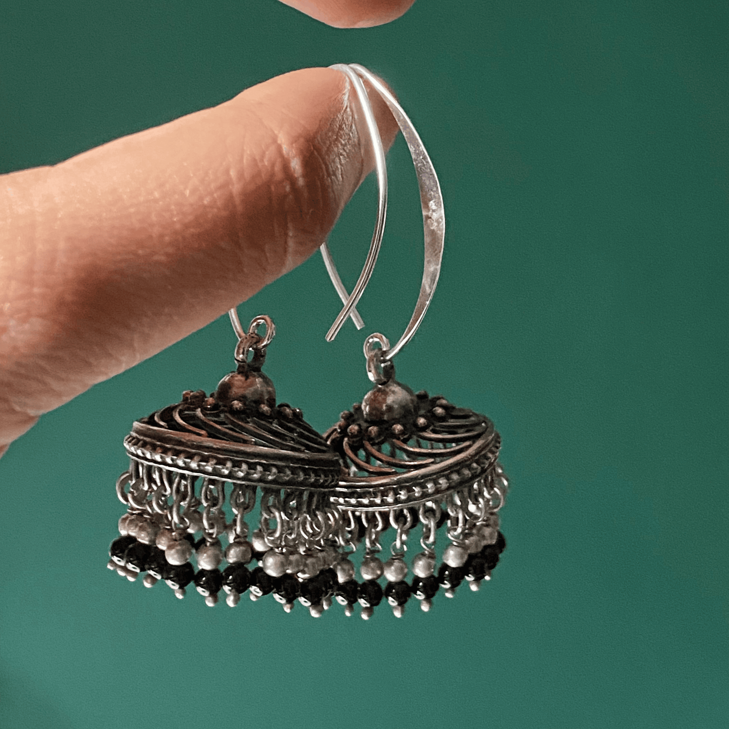 Leaf Hook Earring (Jhumka)