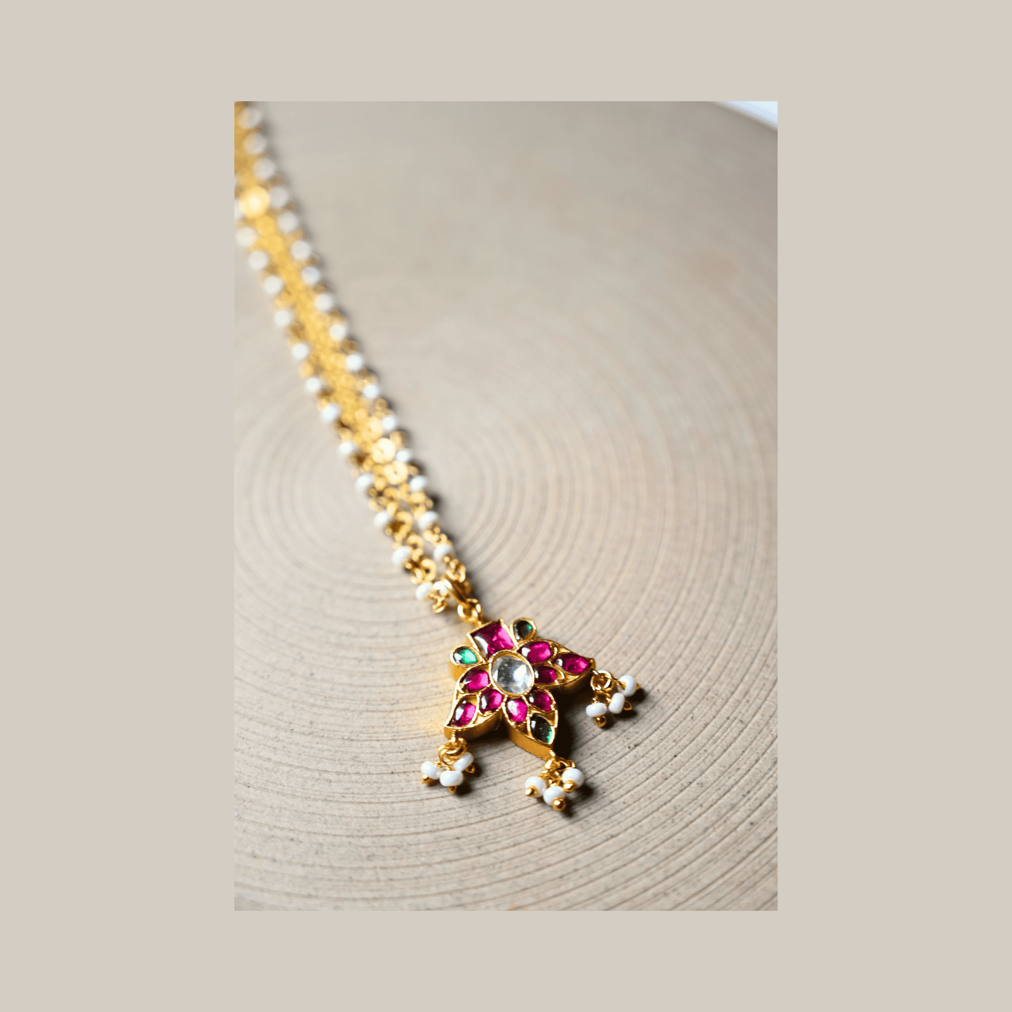 Jyotsna (Mini-Pink & Green)