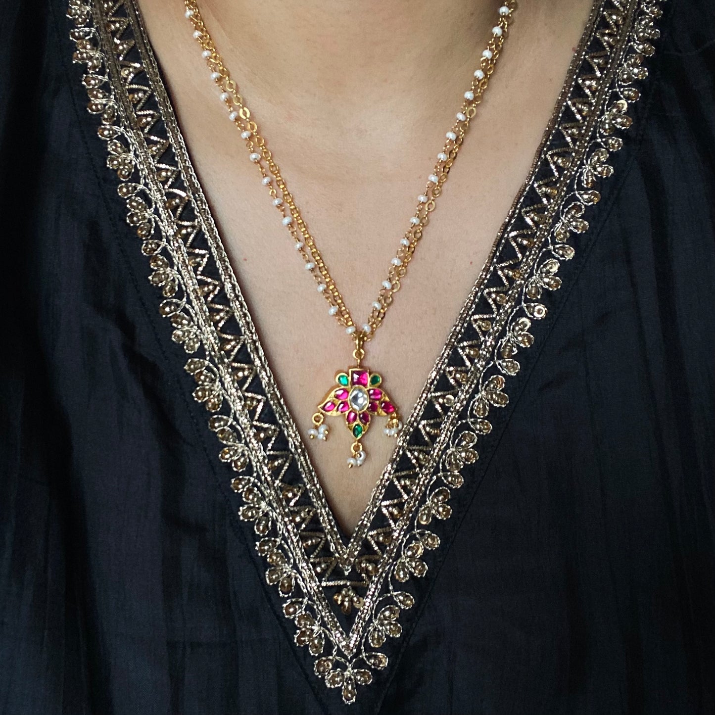 Jyotsna (Mini-Pink & Green)