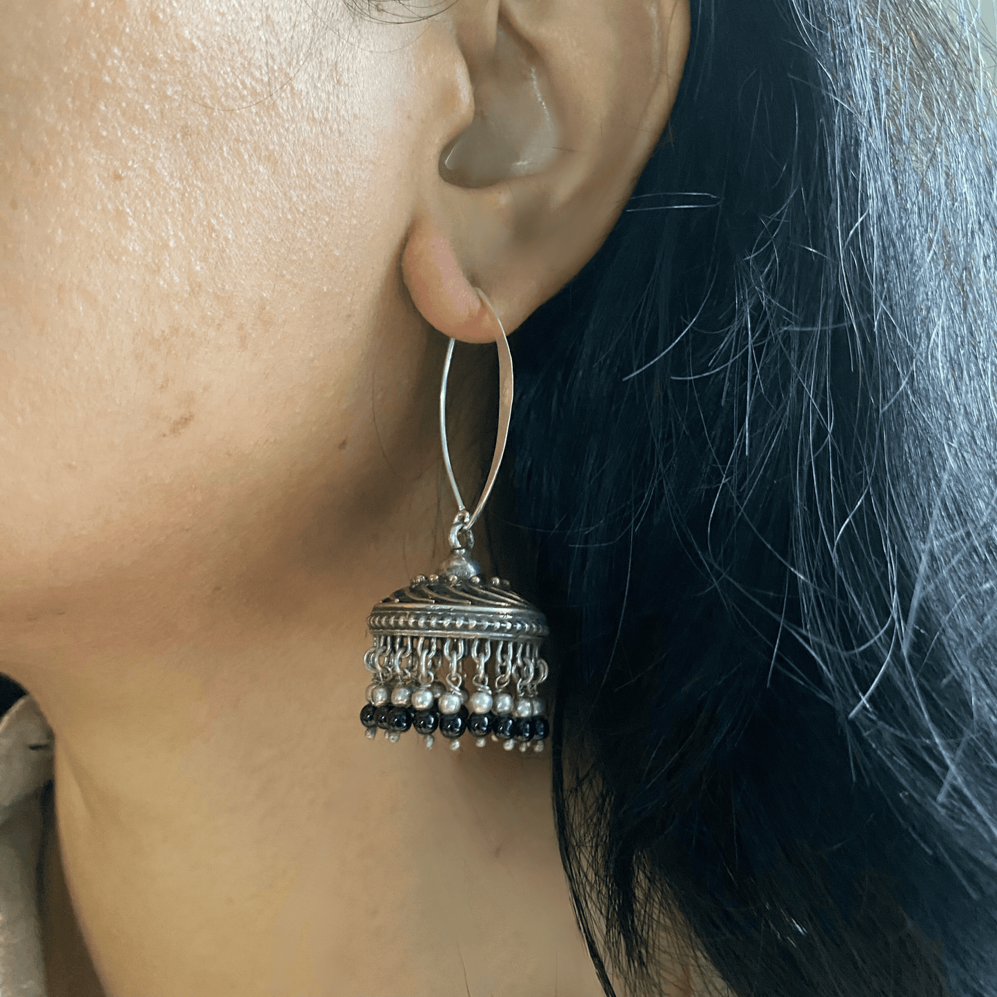 Leaf Hook Earring (Jhumka)