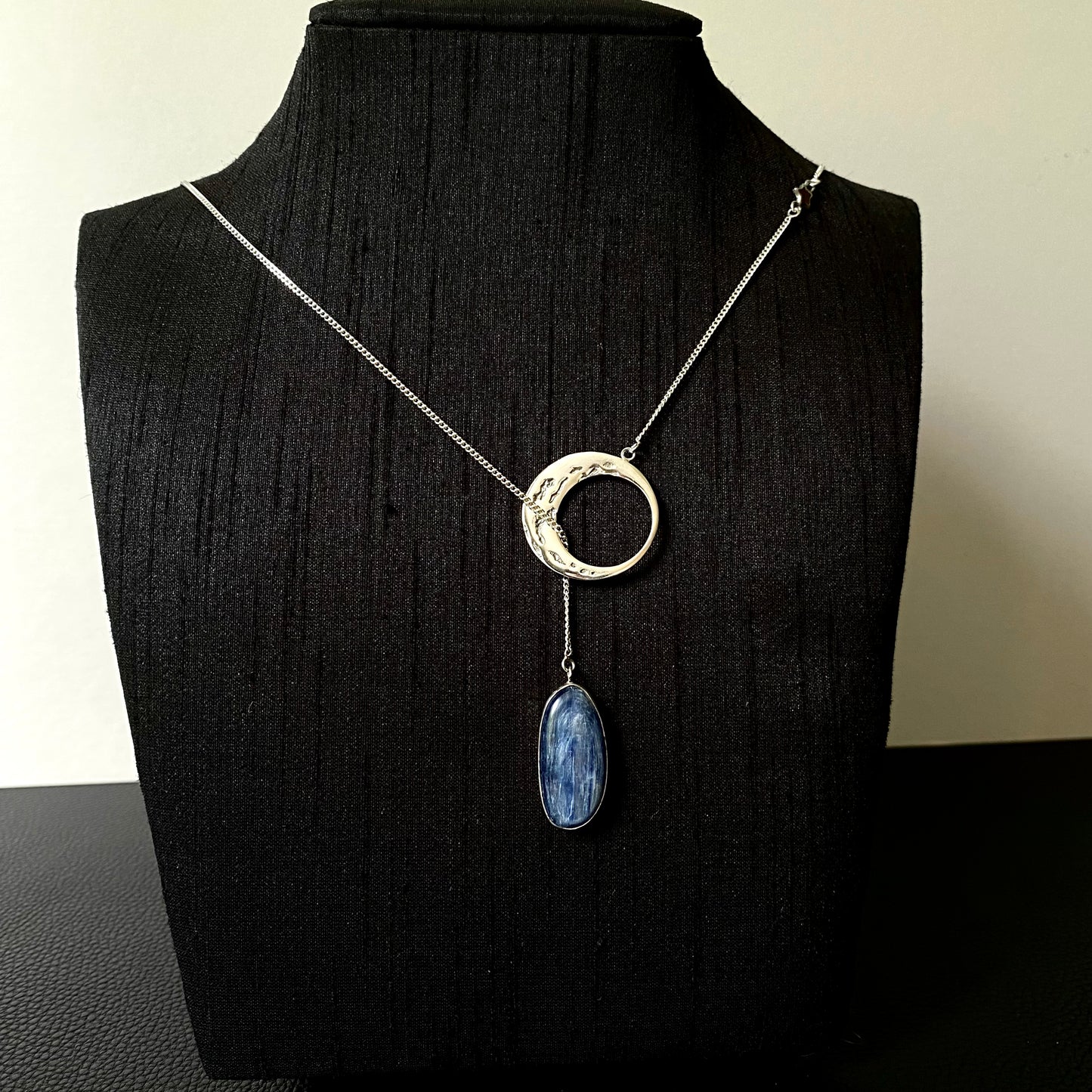 Jimbaran ~ Moon Necklace (Kyanite)
