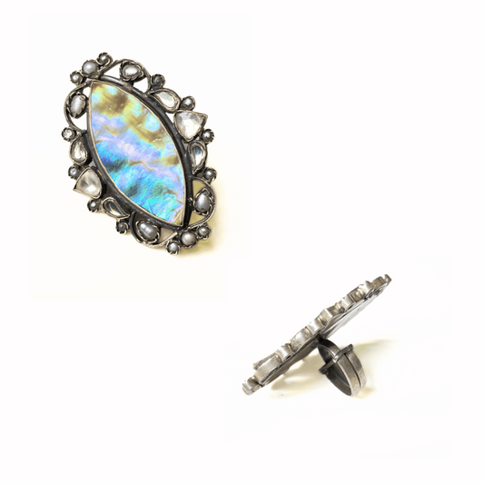 Mother of Pearl Statement ring